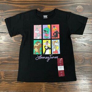 5/$20 NEW 10-12 Girls Looney Tunes T-Shirt-Taz Marvin Daffy
